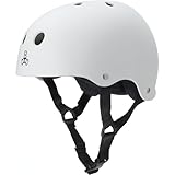 Triple Eight Helmet with Sweatsaver Liner (White Rubber, Medium)