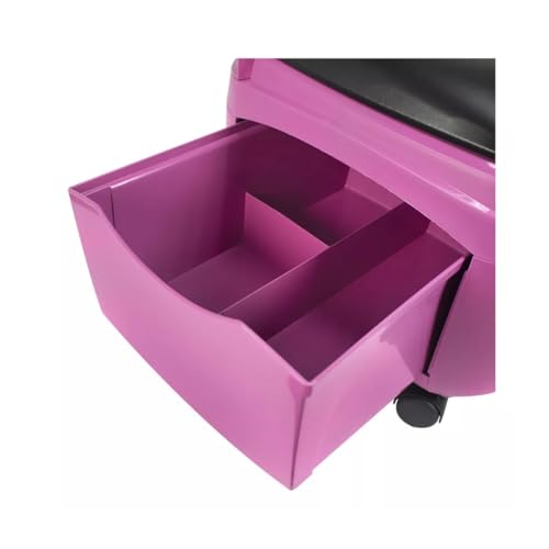 Cadeira Cirandinha Para Manicure Diva Pink Santa Clara, Conforto E Elegância Para Seu Salão, Assento