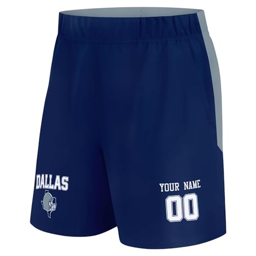 Swim Trunks Beach Shorts with Pockets Custom Name Number Gift for Men Youth2