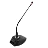 OPPWONG Gooseneck Condenser Microphone, Cardioid Pickup XLR Connector Desktop Podium Mic with LED Indicator & Foam Windscreen, for Conference Meeting Lecture Video Streaming #1