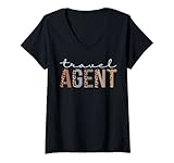 Photo Gallery donna agente di viaggio leopard apprezzamento divertente per le donne per lavoro maglietta con collo a v Photo Gallery donna agente di viaggio leopard apprezzamento divertente per le donne per lavoro maglietta con collo a v