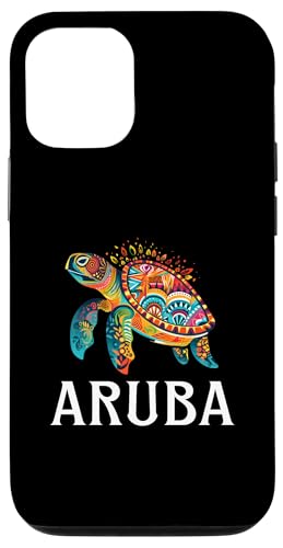 Aruba Souvenir �A���o�̂��y�Y �X�}�z�P�[�X iPhone 12/12 Pro �p