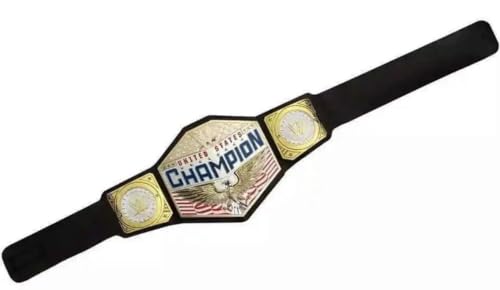 Mattel WWE Authentic Kids Title Belt with Adjustable Belt, Ages 6+ (Black)