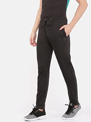 Image of Dollar Cotton Rich Fleece Fabric Solid Men's Jogger | Derby Rib Waistband with Drawcord | Side Pockets with Zip on one Side | Embossed Logo Branding | Wide Array of Attractive Colours