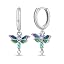 Green Dragonfly Earrings