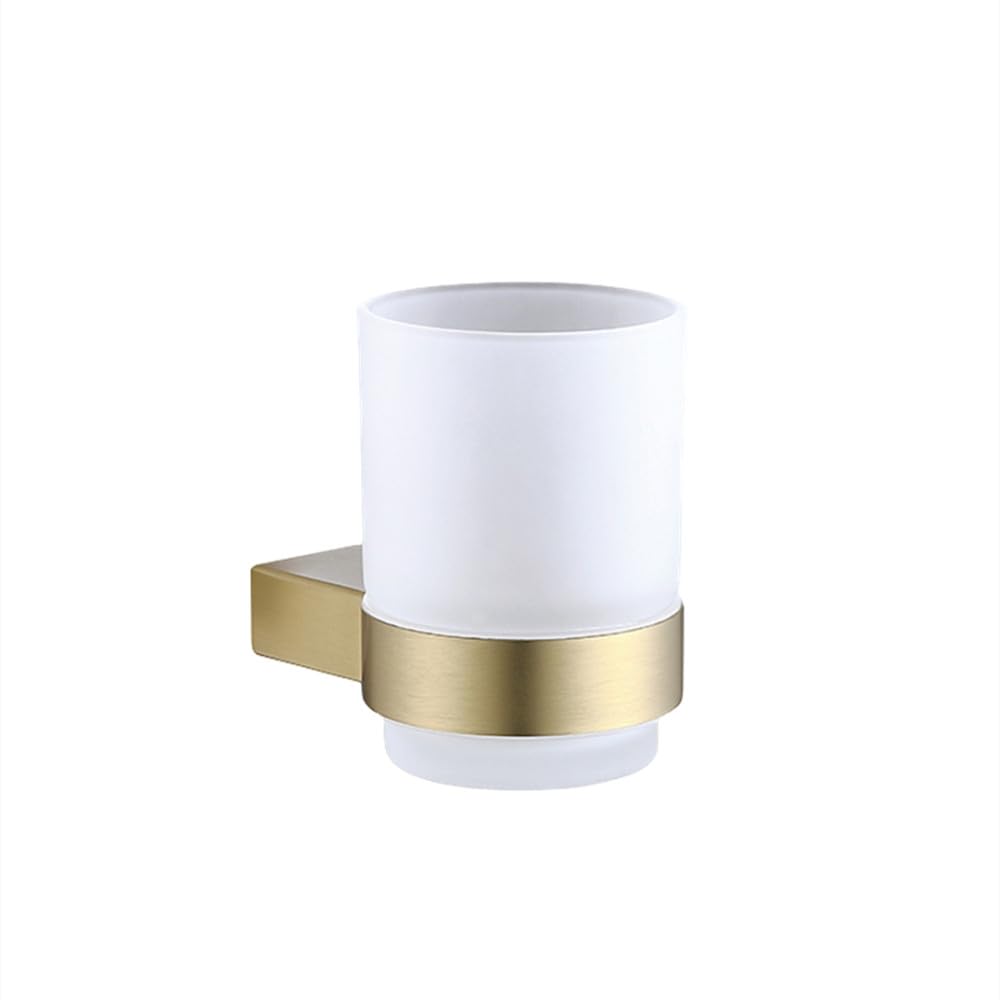 Porte-serviettes et set d'accessoires dorés pour une routine spa chez soi