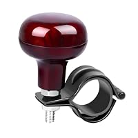 Bouton De Volant Spinner Poignée Universelle - Améliorez Votre Conduite Voiture, Tracteur, Bateau - Noir Robuste