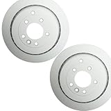 cwwnbn Rear Disc Brake Rotor Replacement SDB000645, SDB000646, SDB000644 for Land Rover LR4 2010 2011 2012 2013-2016 for LR3 2005-2009 for Land Rover Range Rover Sport 2006-2013 2 Pcs