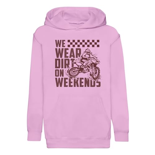 Sweat enfant we wear dirt on weekends pour les sorties moto du weekend