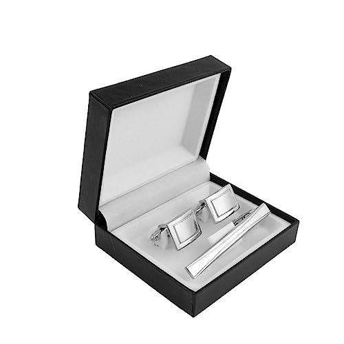 MYVVKIA Ensemble de Pinces à Boutons de Manchette Pince à Boutons de Manchette carrée Accessoire pour Homme