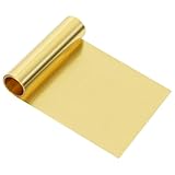 H62 Brass Foil, 0.001''x4''x79''(0.03MM x 0.1M x 2M), Thin Brass Sheet Roll Sealed Package