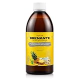 GG4Lab Drenante Liquido 500 ml, 25 Dosi Gusto Arancia, Made in Italy