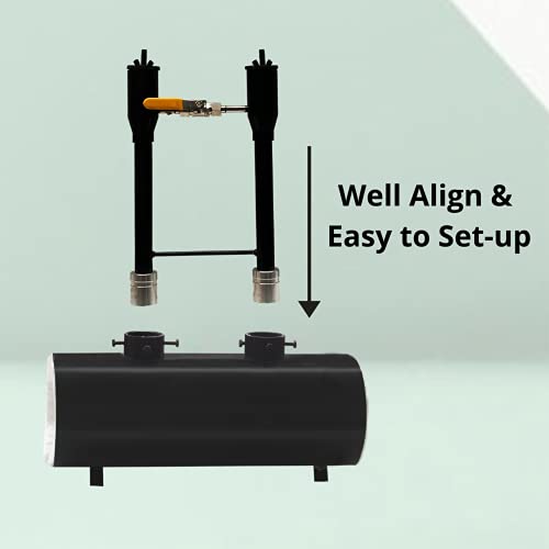 Simond Store Portable Propane Gas Forge Double Burner Knife and Tool Making Blacksmith Farrier Forge - Image 4