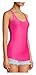 No Boundaries Juniors Scoop Neck Tank (XS-1,Pink Rose)