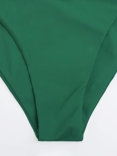Image of Meetall Women's High Cut String Triangle Bikini Set Swimsuits Sexy Bathing Suits 2 Piece
