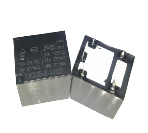 Relé de 5 pines 12V para reparación de electrodomésticos y domótica