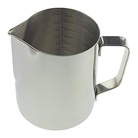 Jarra de leche barista de 600 ml para máquina de café Cover