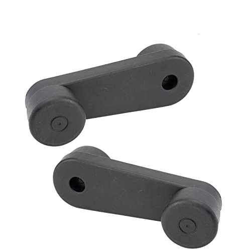 HDOZTOJI Front Left Right Window Crank Handle Black for Freightliner for Classic 2003-2007 for Classic XL 2003-2007 for FLD112 1995-1996 for FLD120 1991-1996 powersports Crank shafts
