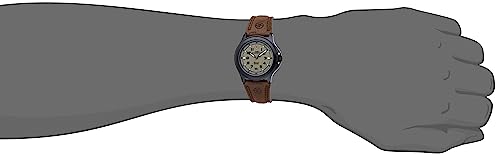 Timex Mens Expedition Brown Leather Strap Watch