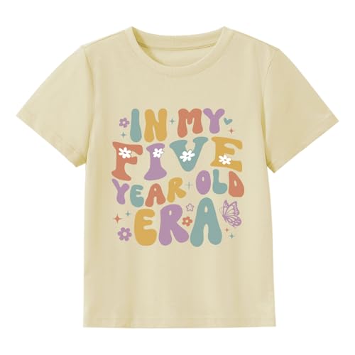 Image of Girls Birthday Shirt 2nd 3rd 4th 5th 6th Girls B-Day Outfits Mermaid Theme Cotton Short Sleeve Tee Tops