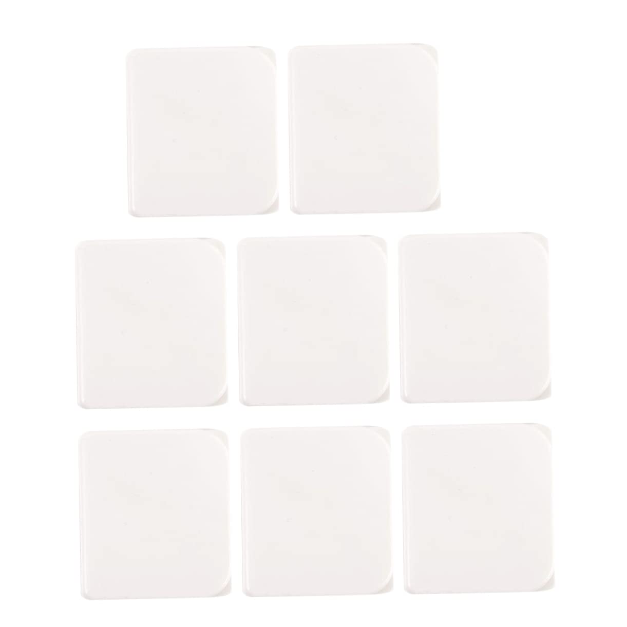 FUNOMOCYA 8Pcs Adhesive Splash Curtain Clips for Shower Curtains Easy Installation Classic Color Material for Cloth Shower Curtains