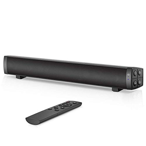 Sound Bar for PC, EWEMOSI Soundbar 2.0 Channel Wired & Wireless Rechargeable Bluetooth