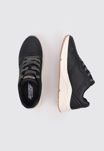 Skechers Donna Bobs Arch Comfort B Sweet - A Bind Sneaker In Nero, Taglia 36.5 - 6