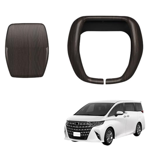 EopTatoo 新型 アルファード ヴェルファイア 40系に対応 専用 シフトノブカバーシフトレバーカバー カスタムパーツ アクセサリー 室内装グッズ (ストレート式シフトレバー用 木目調ブラウン)