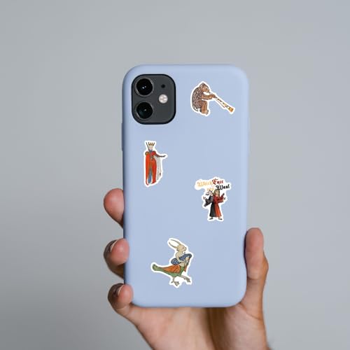 62 peças adesivos medievais grafite impermeável vinil para crianças adultos adolescentes para artigo