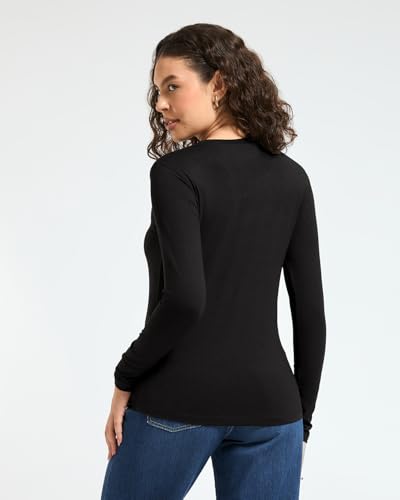 Image of Wellbi Bamboo Tshirt for Women | Full Sleeve Top | Soft Breathable Eco-Friendly Bamboo Fabric | Hypoallergenic Sustainable Fashion & Skin-Friendly Wear