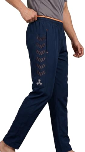 Image of Prince Sports Men's Laser Cut Track Pant | Stylish Sports Lower for Gym, Running & Casual Wear