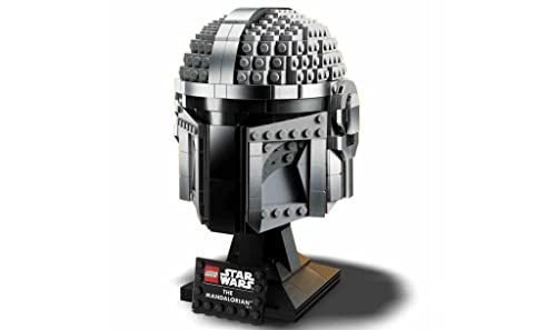 LEGO Star Wars The Mandalorian Helmet 75328 Building Kit for Adults; Collectible Brick-Built Display Model