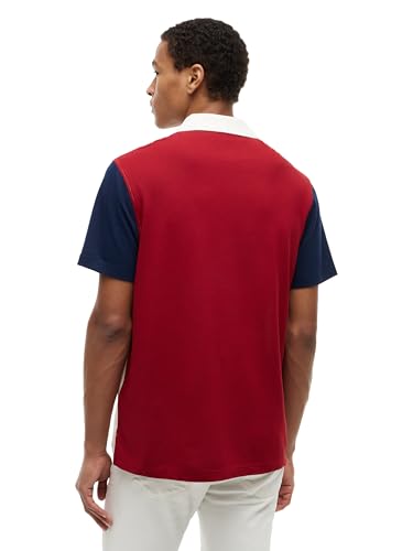 Image of Tommy Hilfiger Men's Short Sleeve Polo Shirts in Regular Fit With Stretch and Organic Pique Cotton
