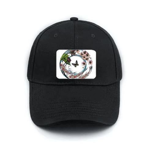 Casquette baseball lotus noire pour vos sorties décontractées et balades urbaines au soleil