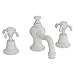 Newport Brass 1680 Virginia Double Handle Widespread Lavatory Faucet with Metal, White