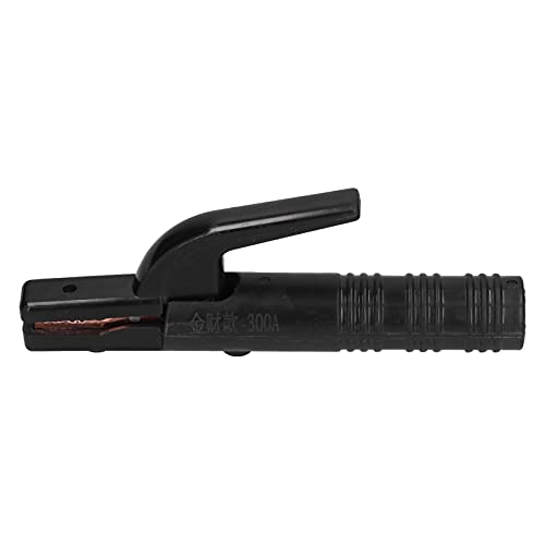 Image of Garosa 300A Welding Electrode Clamp Copper Electrode Holder with ABS Handle for Manual Electric Welding Machine Accessory for Electricians Repair Work and Workshop Use