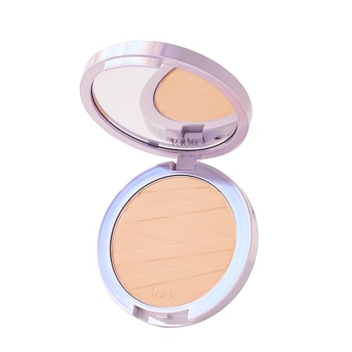 tarte face tape pressed powder Medium-Coverage Waterproof Powder Hyaluronic Acid & Peptides to Smooth & Set Makeup Lightweight Vegan & Cruelty-Free full size 16N fair light