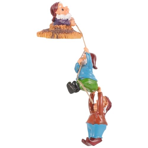 Toyvian 1 Juego Estatua Colgante de Duende para Jardín Adorno Exterior de Escultura para Decoración de Patio y Paisaje