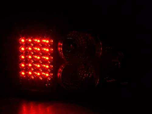 Feux arrière Saxo 96-02 Noir Led optique de remplacement tuning - 3