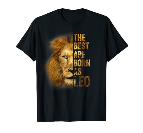 Th The Best Born As LEO Day Zodiac Costume Boy Camiseta