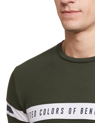 Image of United Colors of Benetton Men's Solid Regular Fit T-Shirt