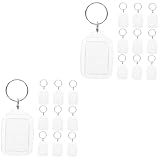 Llavero DIY multifunción: crea llaveros de fotos únicos y decorativos con el diseño transparente en , llaveros de fotos de plástico