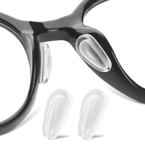 FOFALY Silicone Nose Pads for Glasses, 5 Pairs