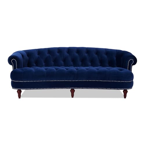Jennifer Taylor Home Sierra Victorian Chesterfield Tufted Sofa, Navy Blue
