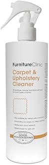 Furniture Clinic Fabric Cleaner | Everyday Cleaning Spray for Furniture, Fabric, Rugs, Carpet, Couches, Car Seats and More | Quick and Easy Application (17oz / 500ml)