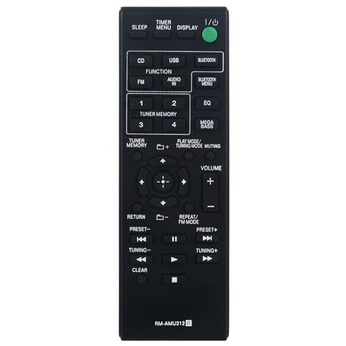 Télécommande RM-AMU212 pour piloter votre musique Sony CMT-X3CD du salon