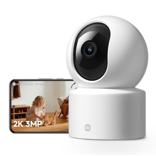 Xiaomi C301 Indoor Camera 2K 3MP Wi-Fi Security Camera Indoor 360 Full Panorama Home Security Camera Person Detection True Colours in Low Light Two-Way Audio Privacy Protection Mi Home App