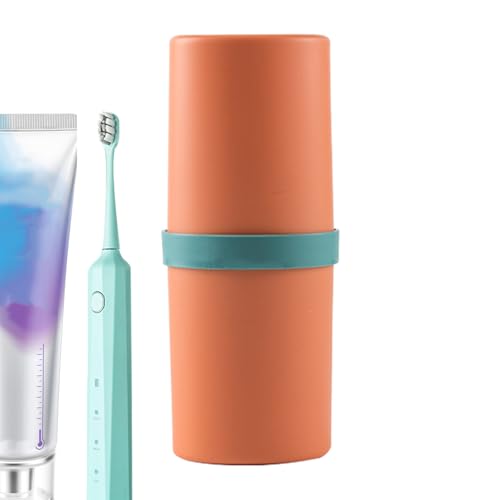 Estuche De Viaje para Cepillo De Dientes | Estuche portátil a Prueba de Fugas,Porta Cepillos De Dientes,para Familia Hogar Viaje Camping Gimnasio Hotel Mochilero