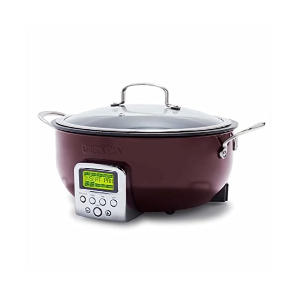 GreenPan-Elite-Essential-Smart-Electric-6QT-Skillet-Pot-Presets-to-Sear-Saute-Stir-Fry-and-Cook-Rice-Healthy-Ceramic-Nonstick-and-Dishwasher-Safe-Parts-Easy-to-use-LED-Display-Fantasy-Fig GreenPan-Elite-Essential-Smart-Electric-6QT-Skillet-Pot-Presets-to-Sear-Saute-Stir-Fry-and-Cook-Rice-Healthy-Ceramic-Nonstick-and-Dishwasher-Safe-Parts-Easy-to-use-LED-Display-Fantasy-Fig