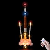 Nitemode Light kit Compatible with Lego NASA Artemis Space Launch System Rocket 42221, Upgraded Brightness Adjustable Lighting Accessories(No Model)